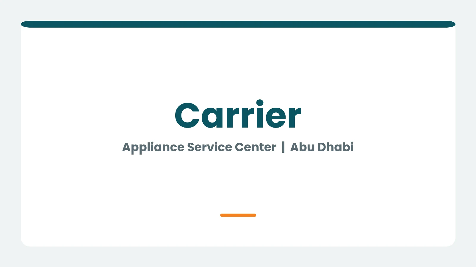 Carrier appliance repair in Abu Dhabi, Al Haram Electrical Appliances Repairs Shop technician, Abu Dhabi