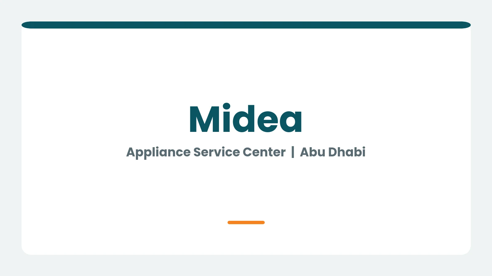 Midea appliance repair in Abu Dhabi, Al Haram Electrical Appliances Repairs Shop technician, Abu Dhabi