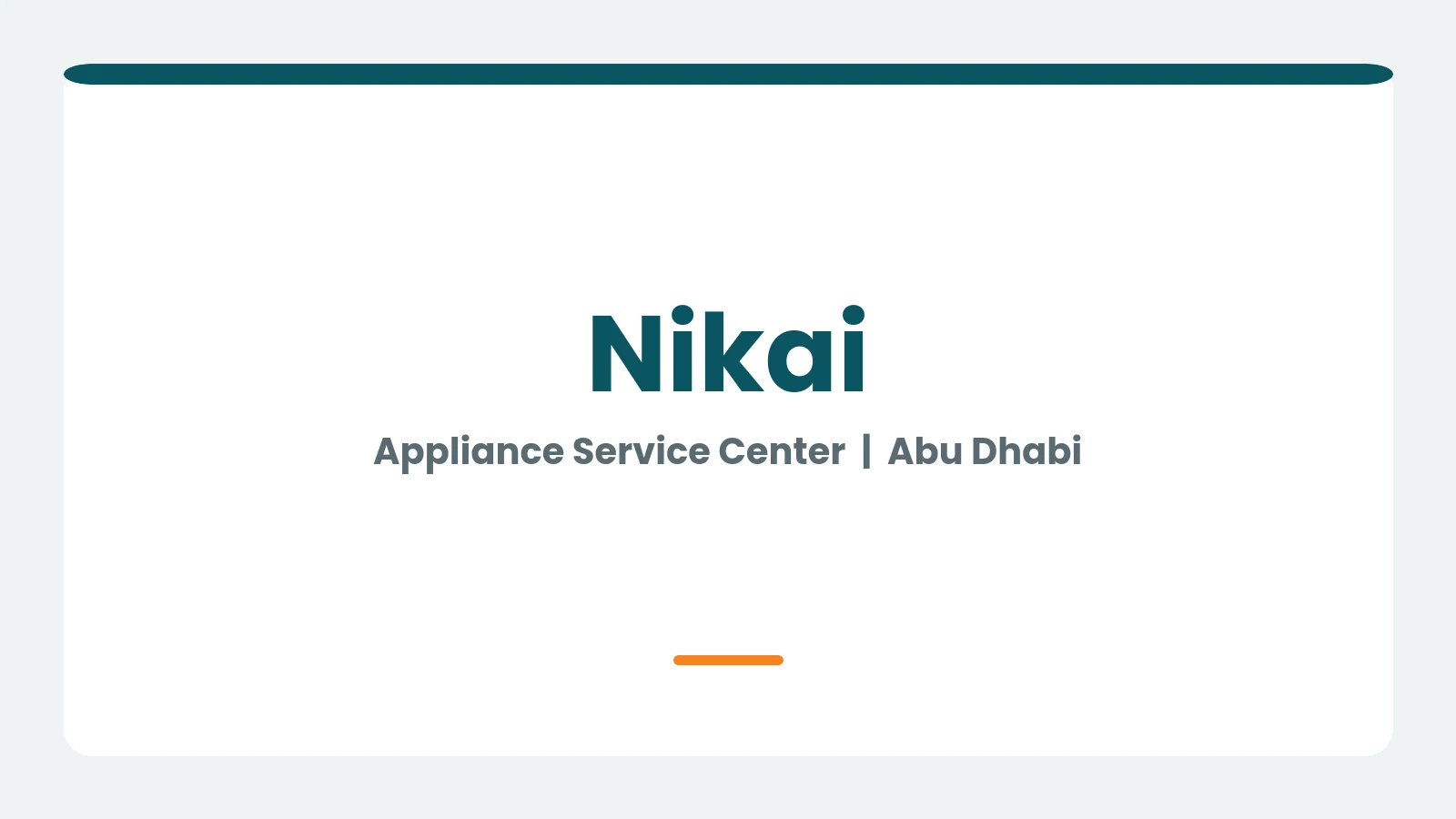 Nikai appliance repair in Abu Dhabi, Al Haram Electrical Appliances Repairs Shop technician, Abu Dhabi