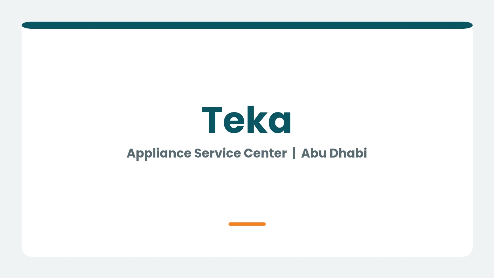 Teka appliance repair in Abu Dhabi, Al Haram Electrical Appliances Repairs Shop technician, Abu Dhabi